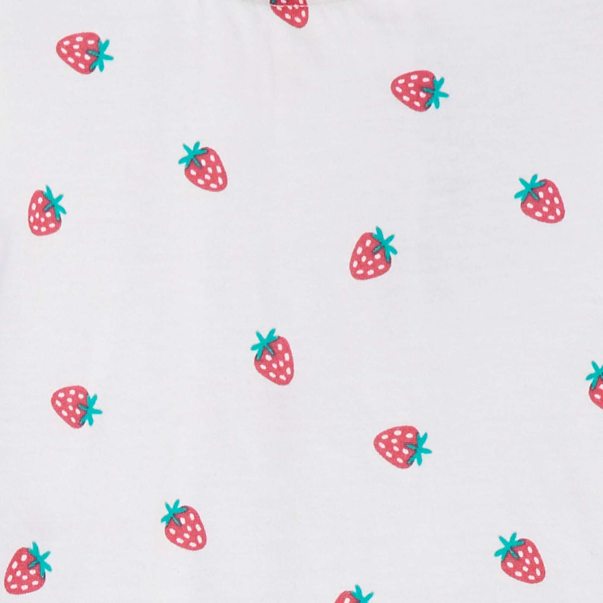 T-shirt à manches courtes volantées BLANC