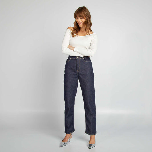Jean coupe straight taille haute RINCE