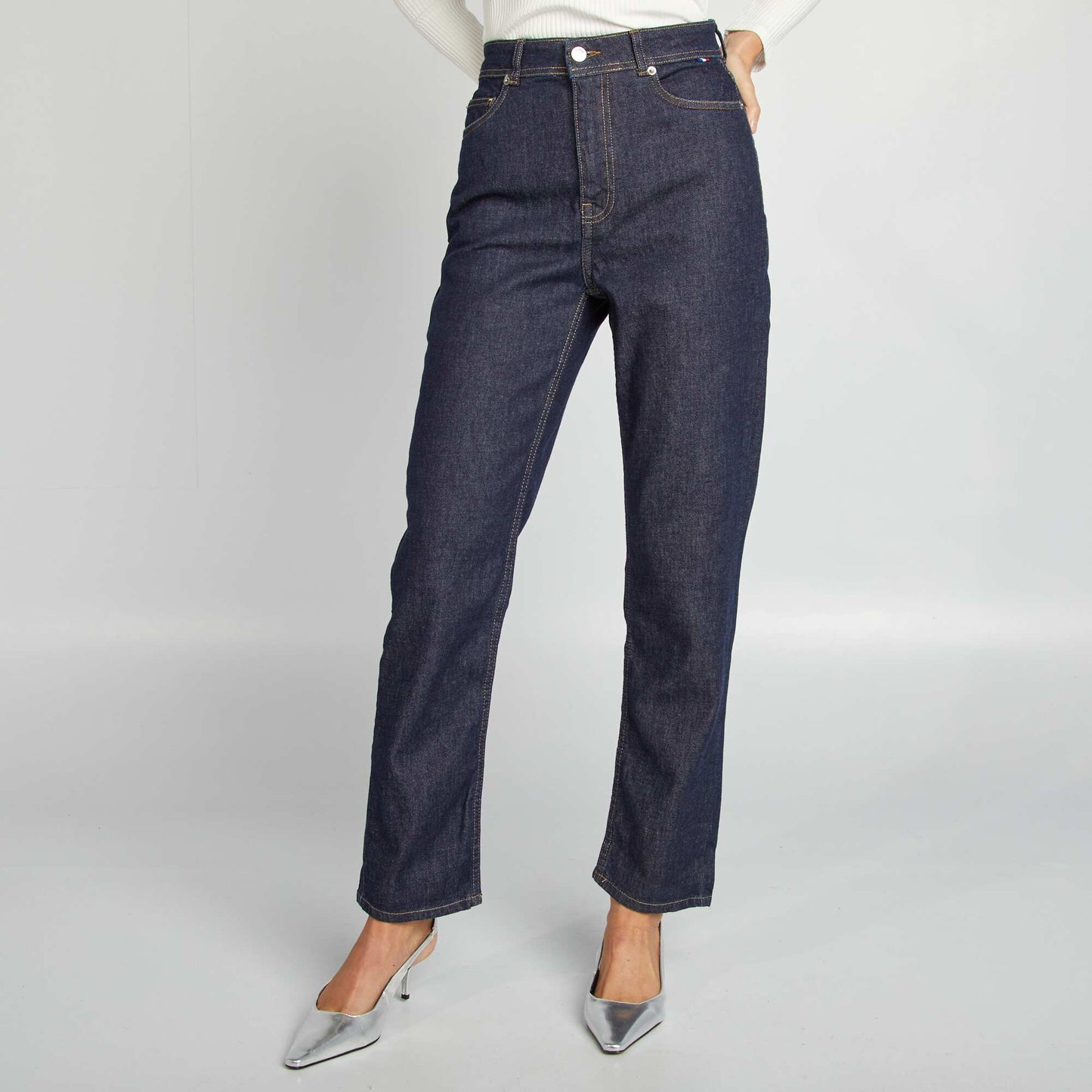 Jean coupe straight taille haute RINCE