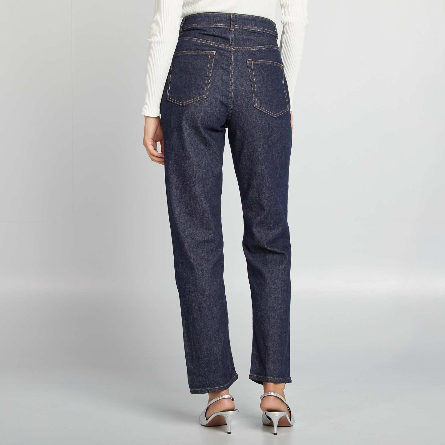 Jean coupe straight taille haute RINCE
