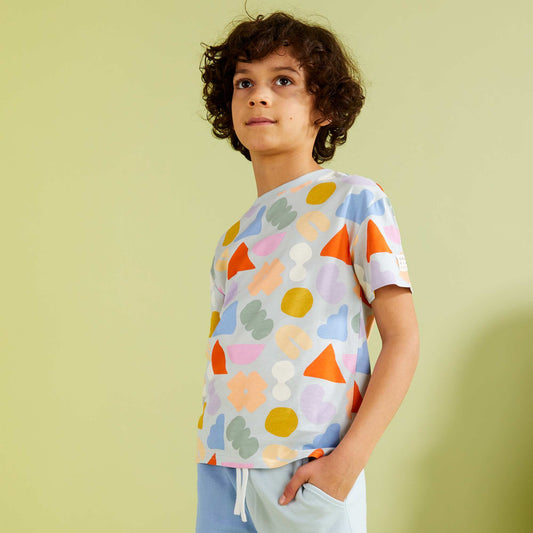 T-shirt imprimé manches courtes  - Grafik Edition BLANC