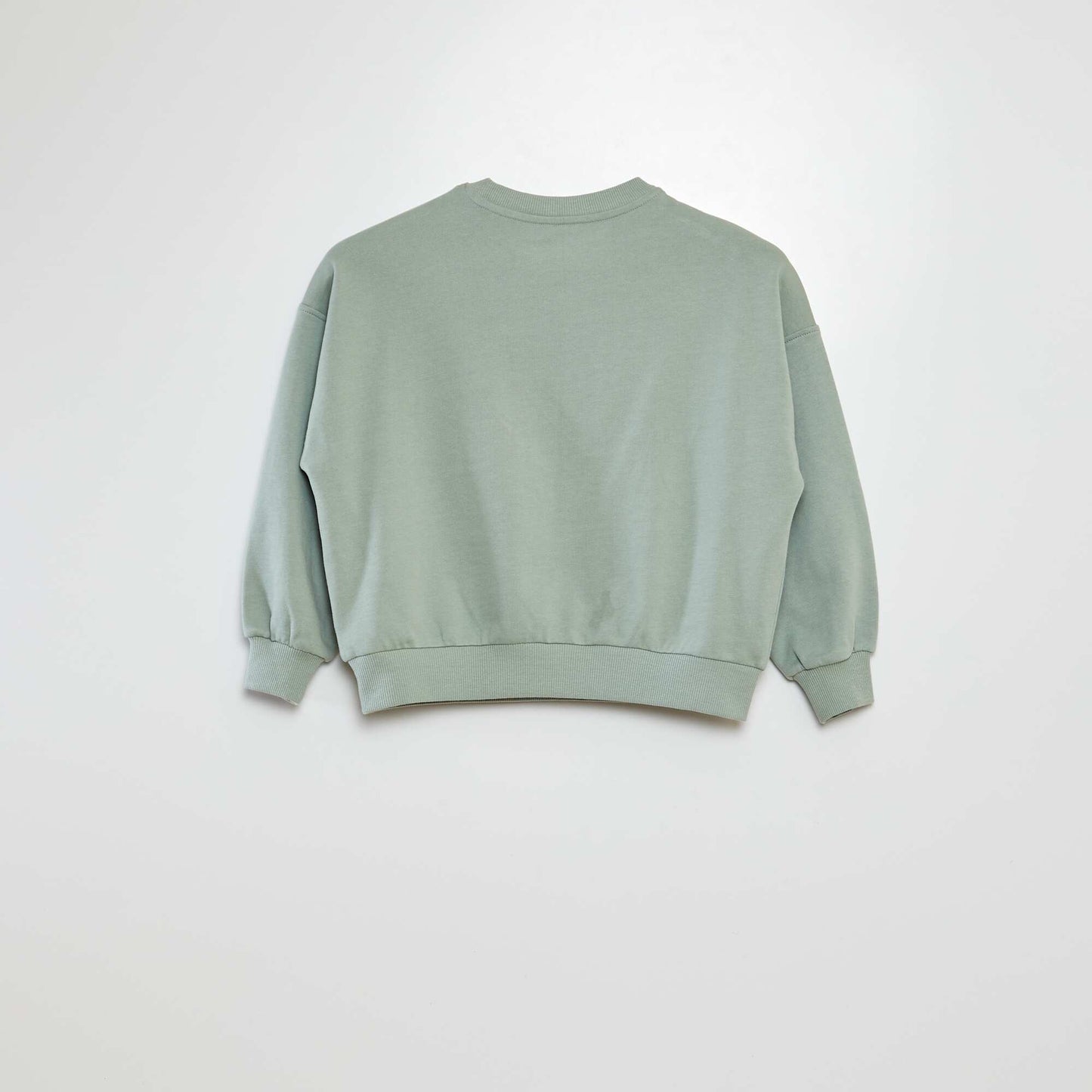Sweat en molleton imprimé - Grafik Edition VERT