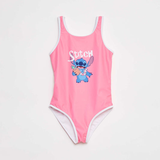 Maillot de bain 'Disney' 'Stitch' - 1 pièce ROSE