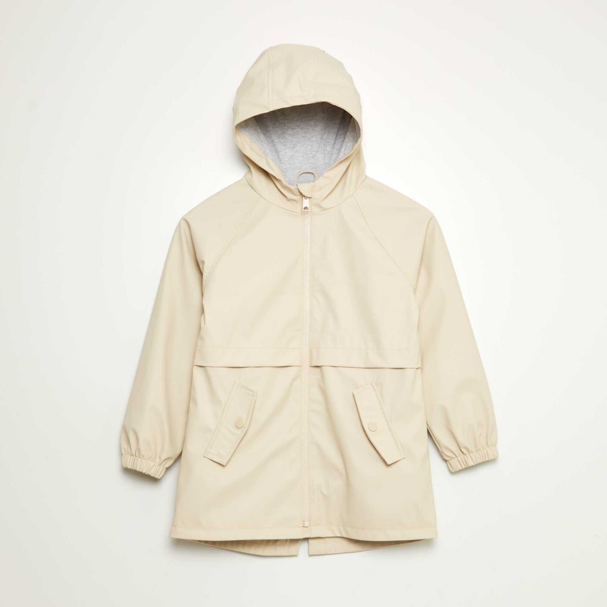 Parka à capuche déperlant BEIGE