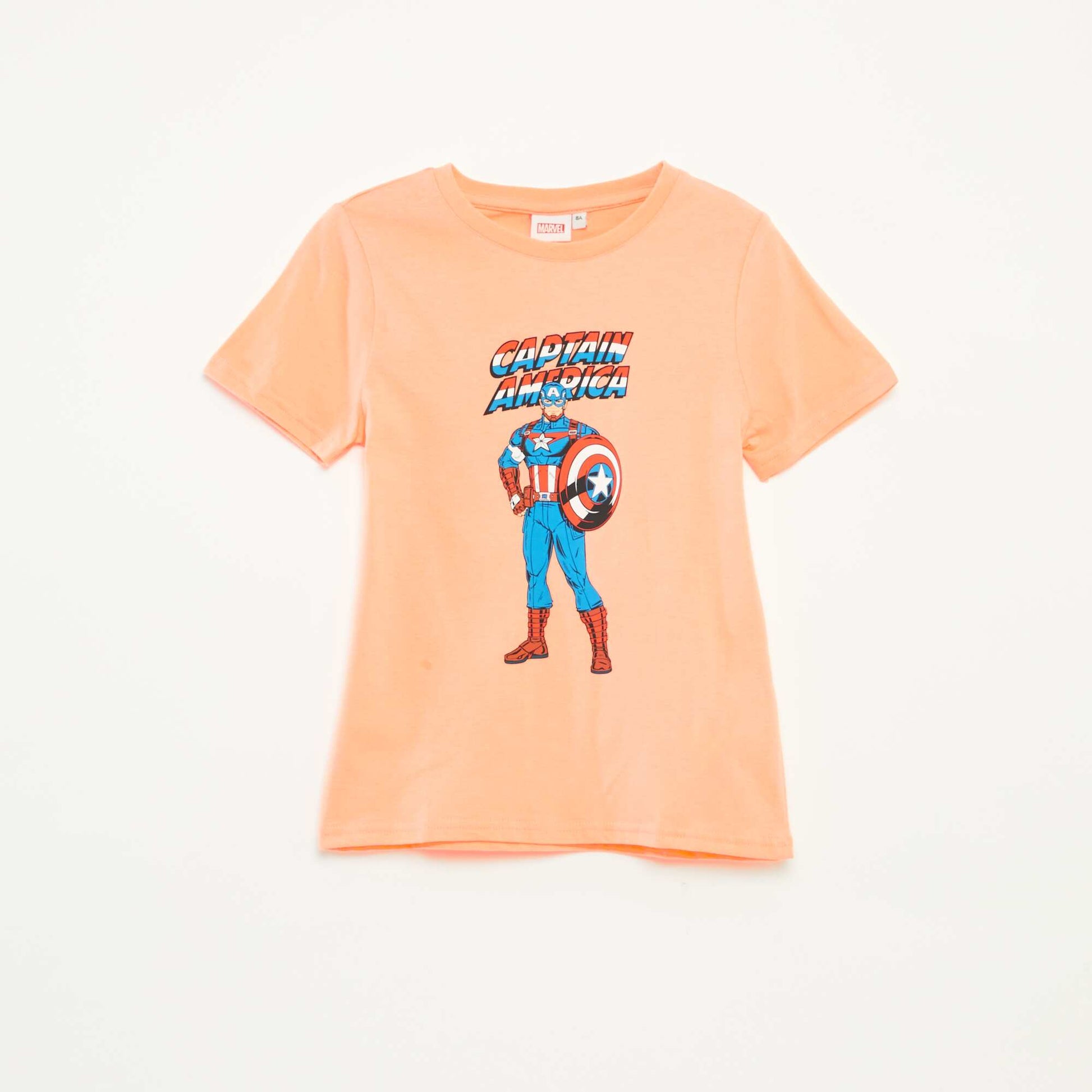 T-shirt à manches courtes 'Marvel' ORANGE