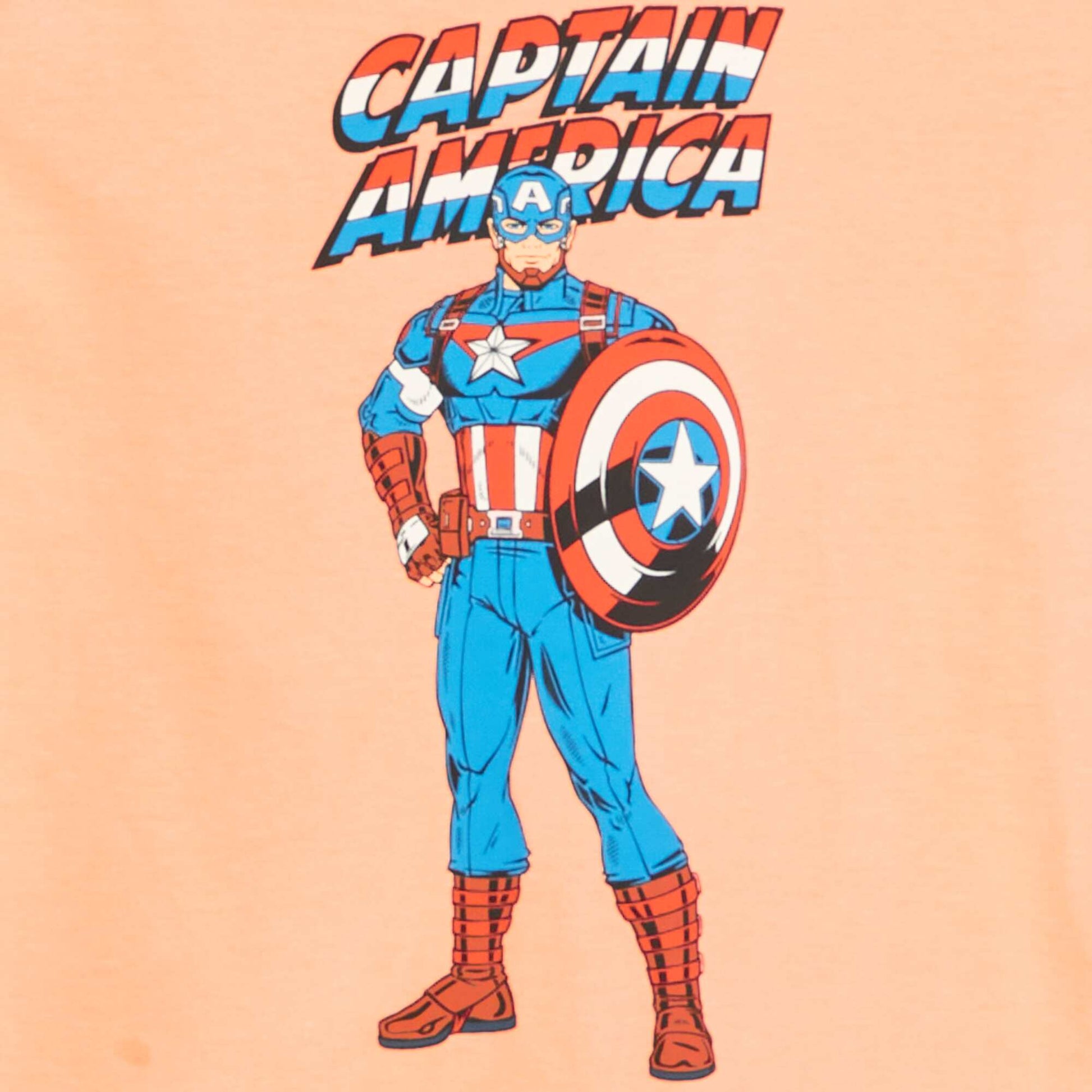 T-shirt à manches courtes 'Marvel' ORANGE