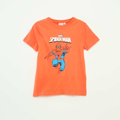 T-shirt à manches courtes 'Marvel' ORANGE