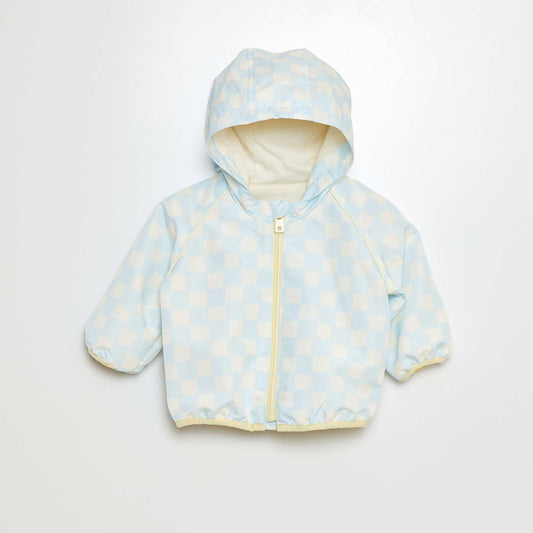 Coupe vent avec capuche BLEU