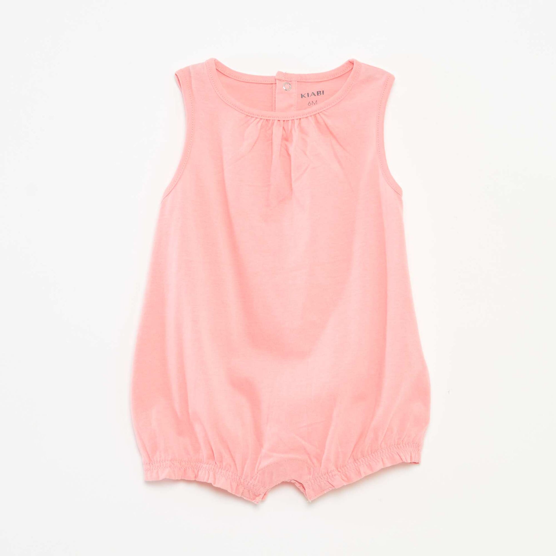 Lot de 2 barboteuses sans manches ROSE