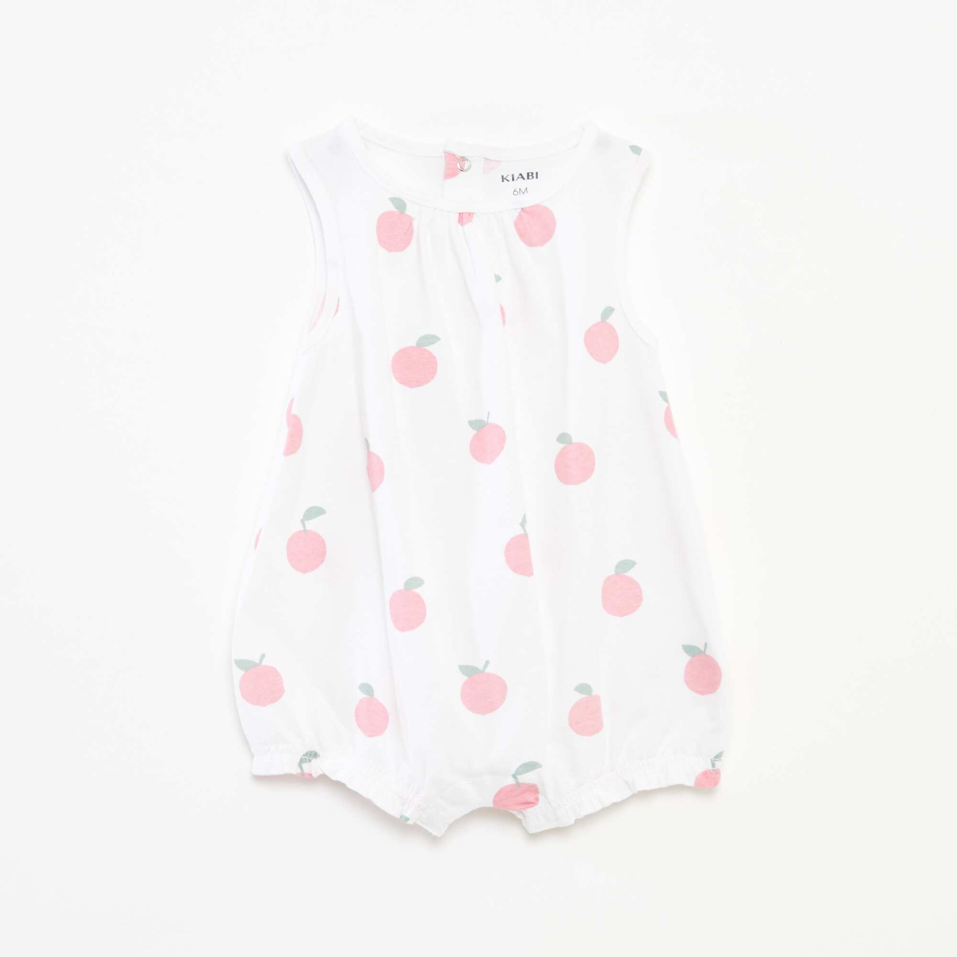 Lot de 2 barboteuses sans manches ROSE