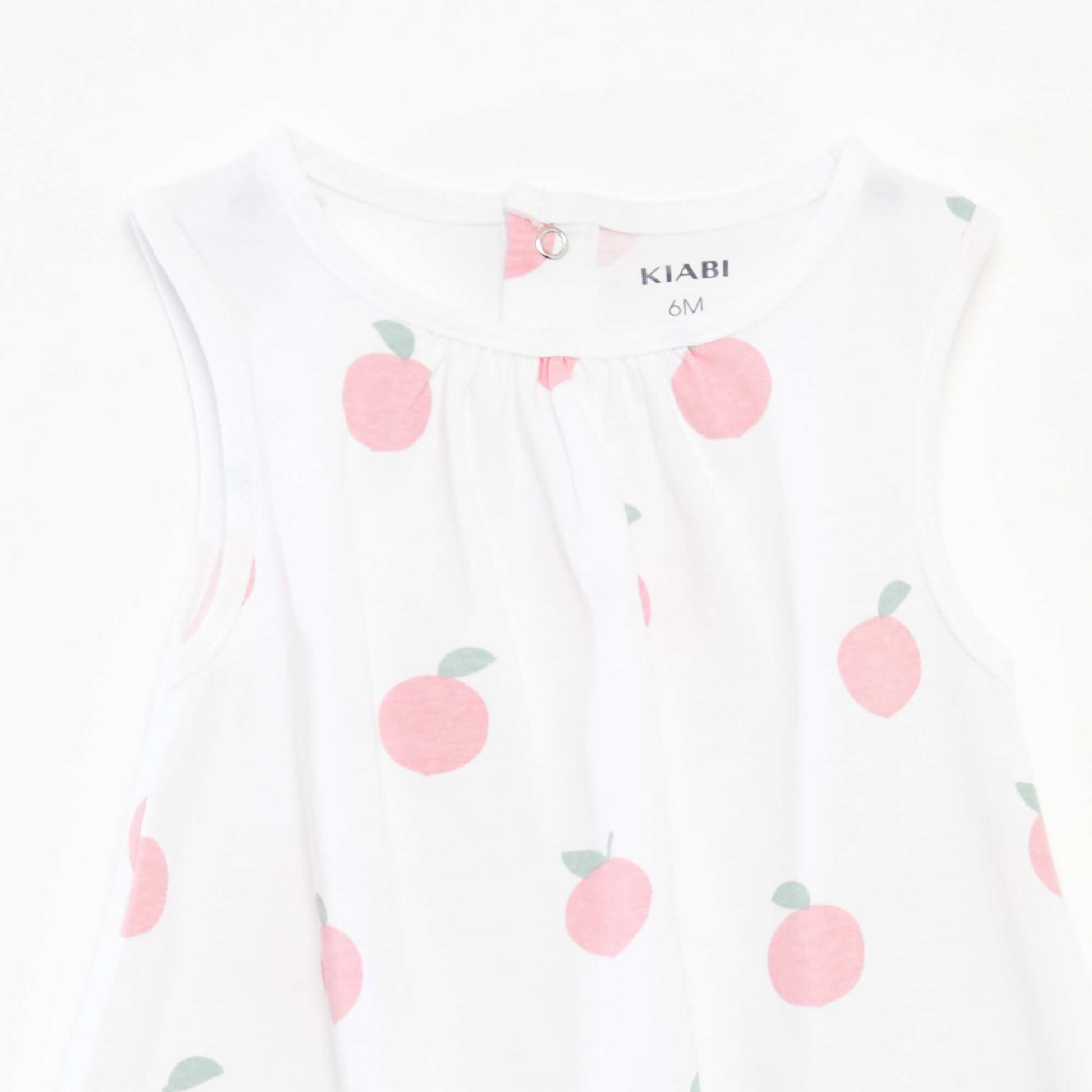 Lot de 2 barboteuses sans manches ROSE