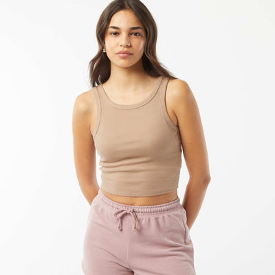 Débardeur à encolure américaine BEIGE
