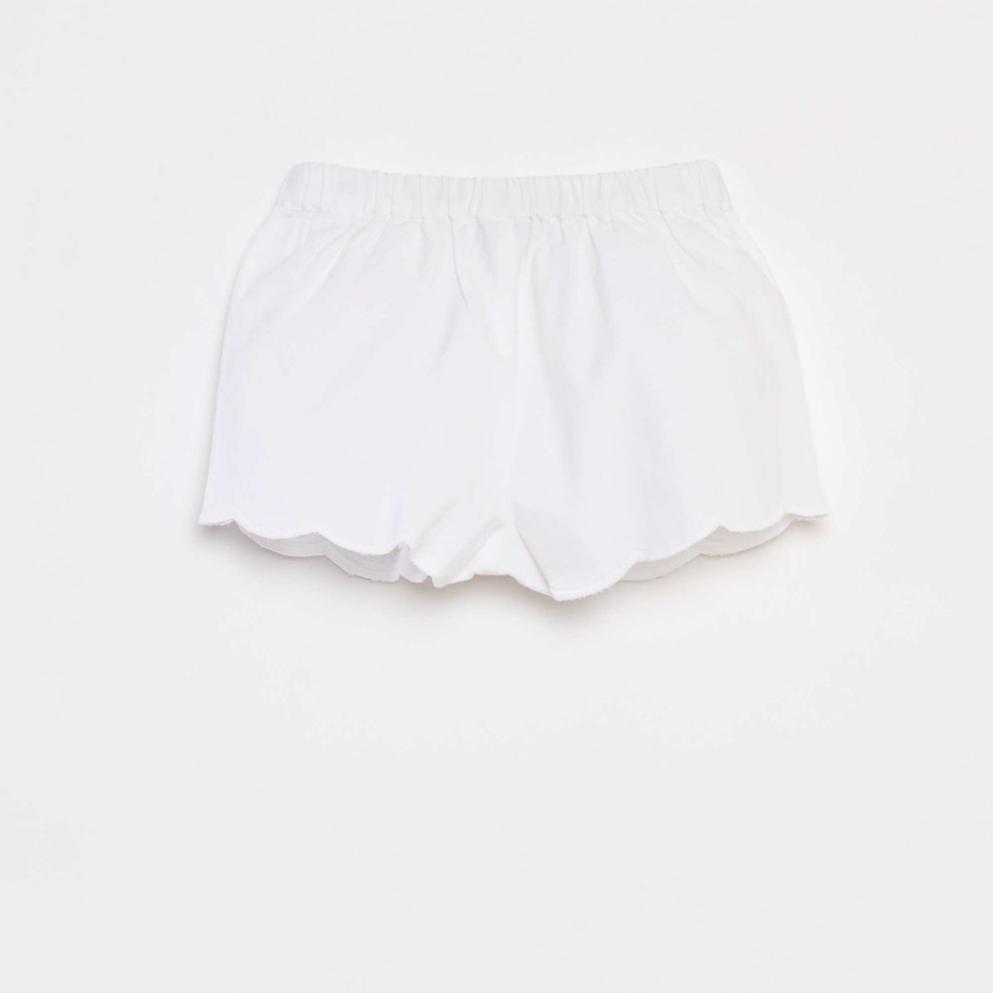 Short en broderies anglaises BLANC