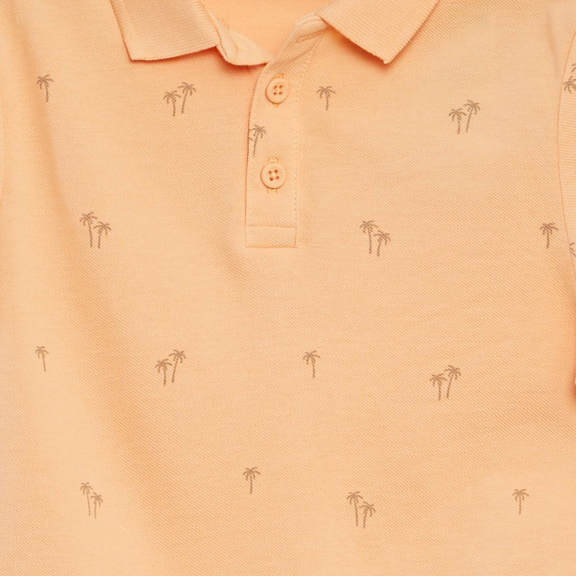 Polo en maille piquée ORANGE