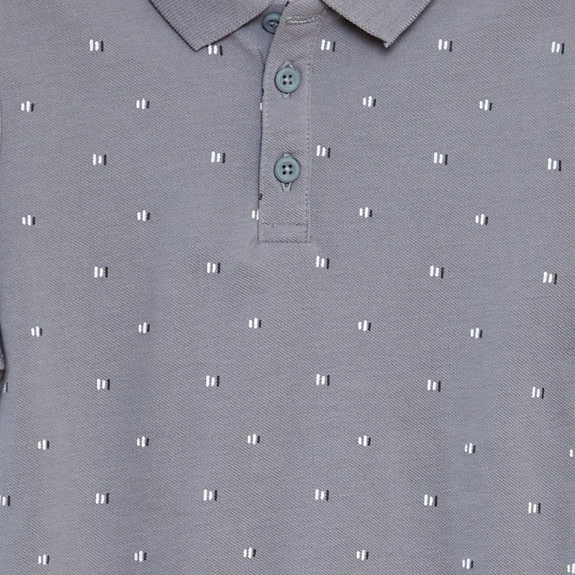 Polo en maille piquée GRIS