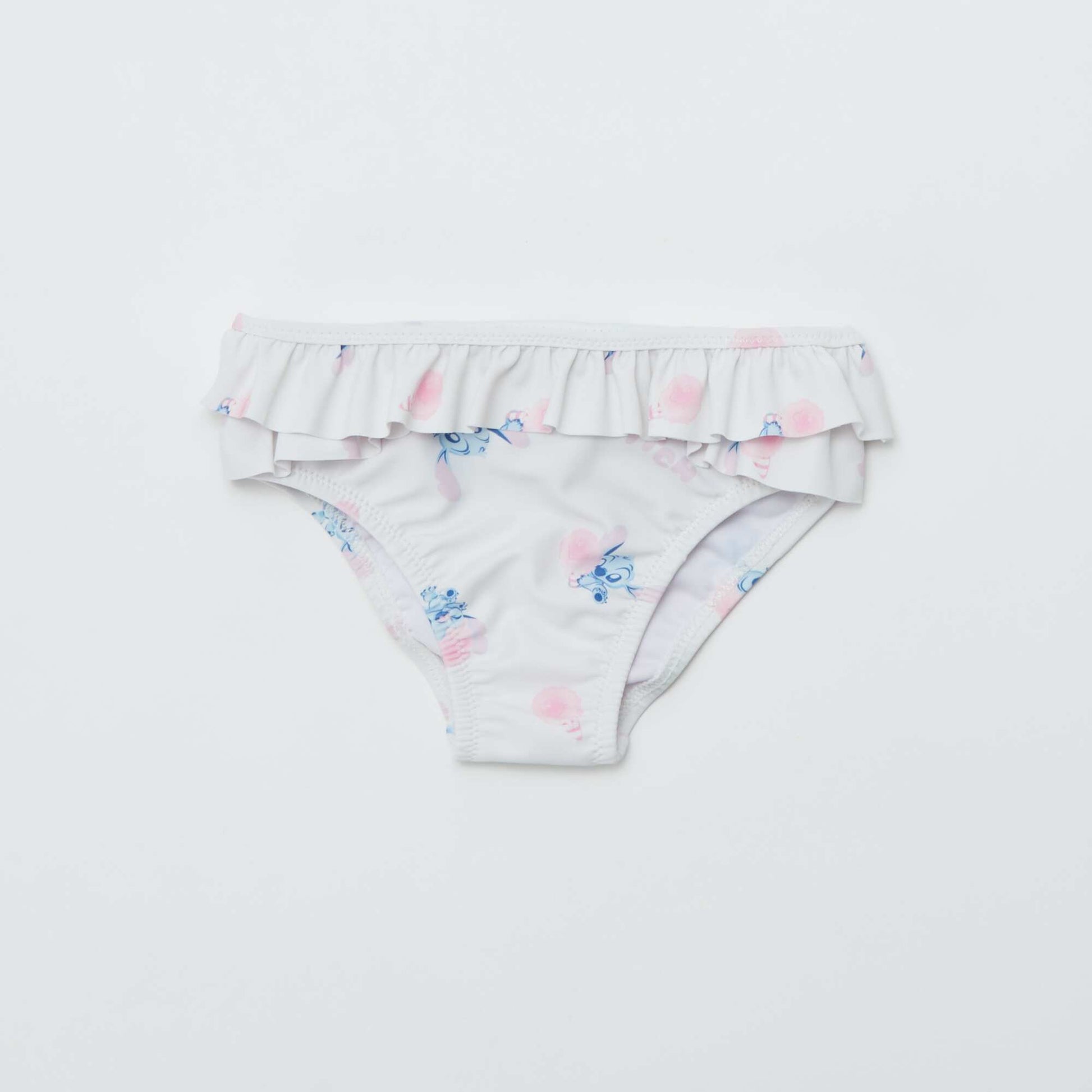 Culotte de bain volantée 'Stitch' BLANC
