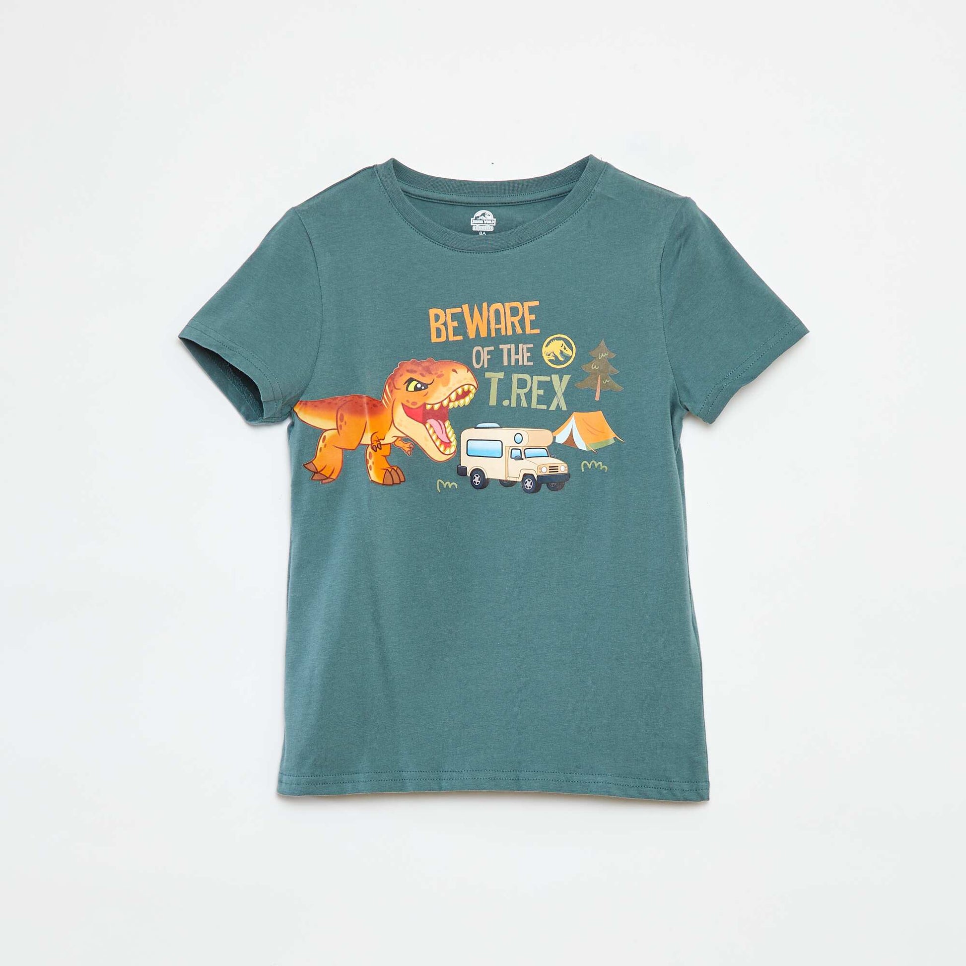 T-shirt à manches courtes 'Jurassic World' KAKI