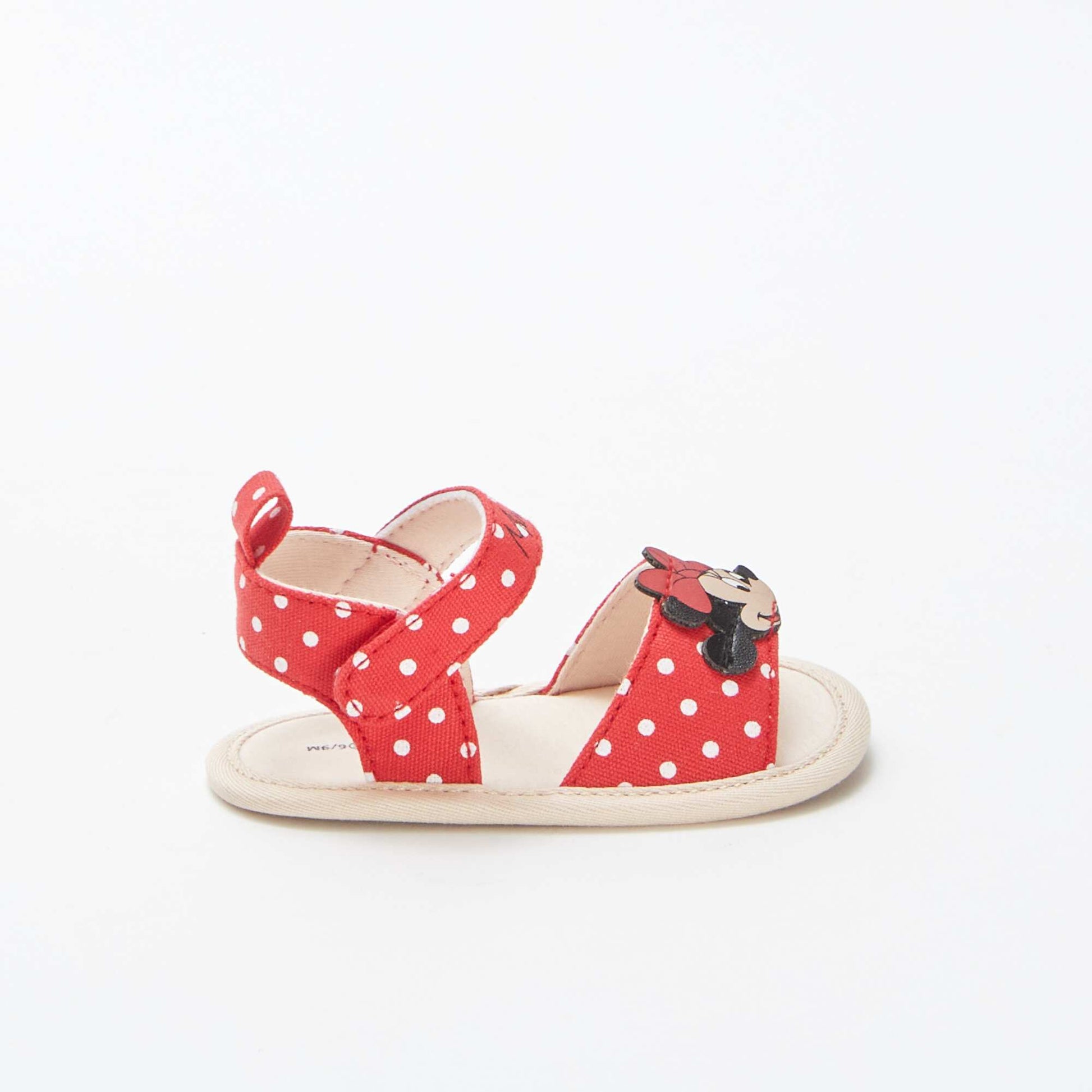 Sandales à scratchs 'Minnie' 'Disney' ROUGE
