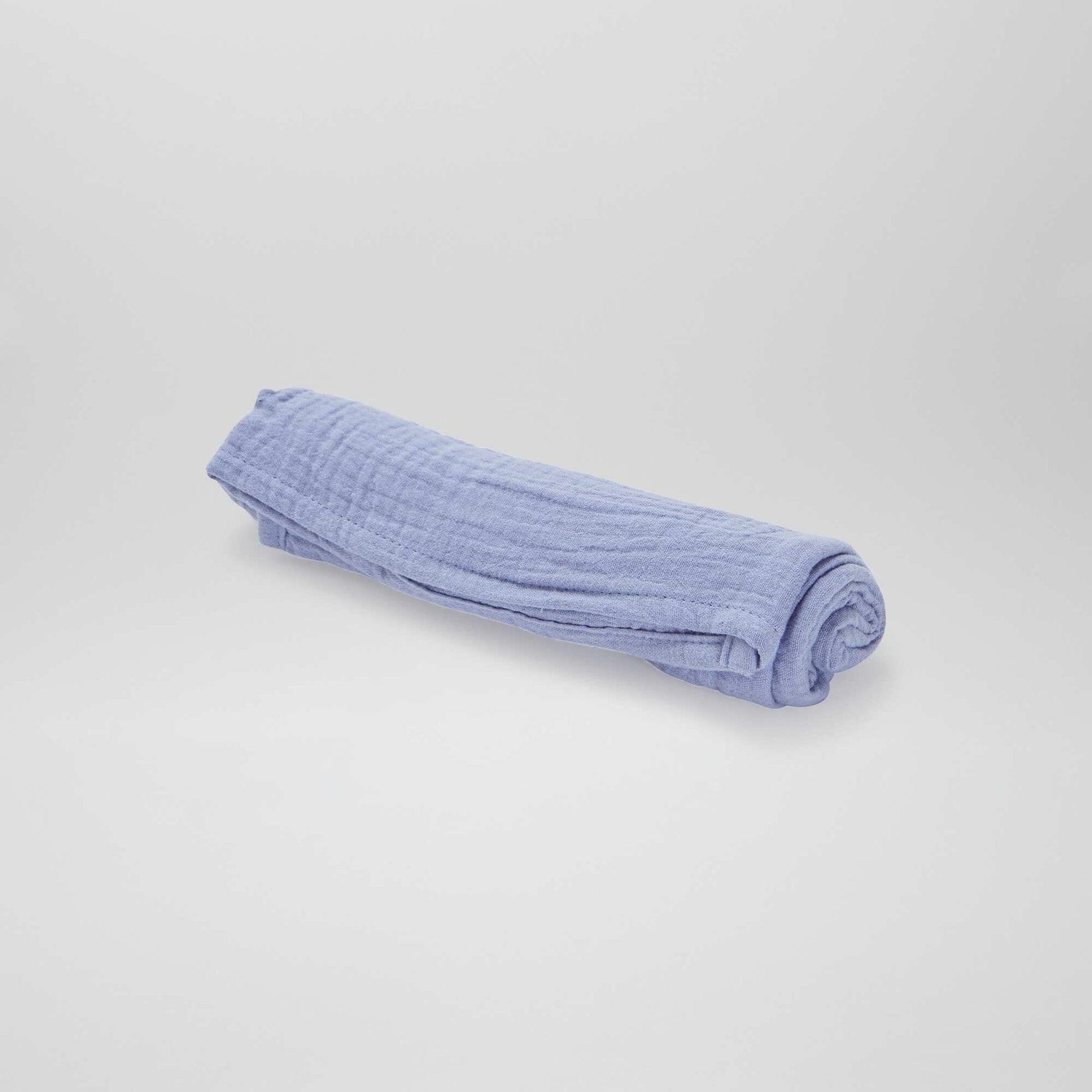 Lot de 3 langes - 2 de 60 x 60 et 1 de 100 x 120 cm BLEU
