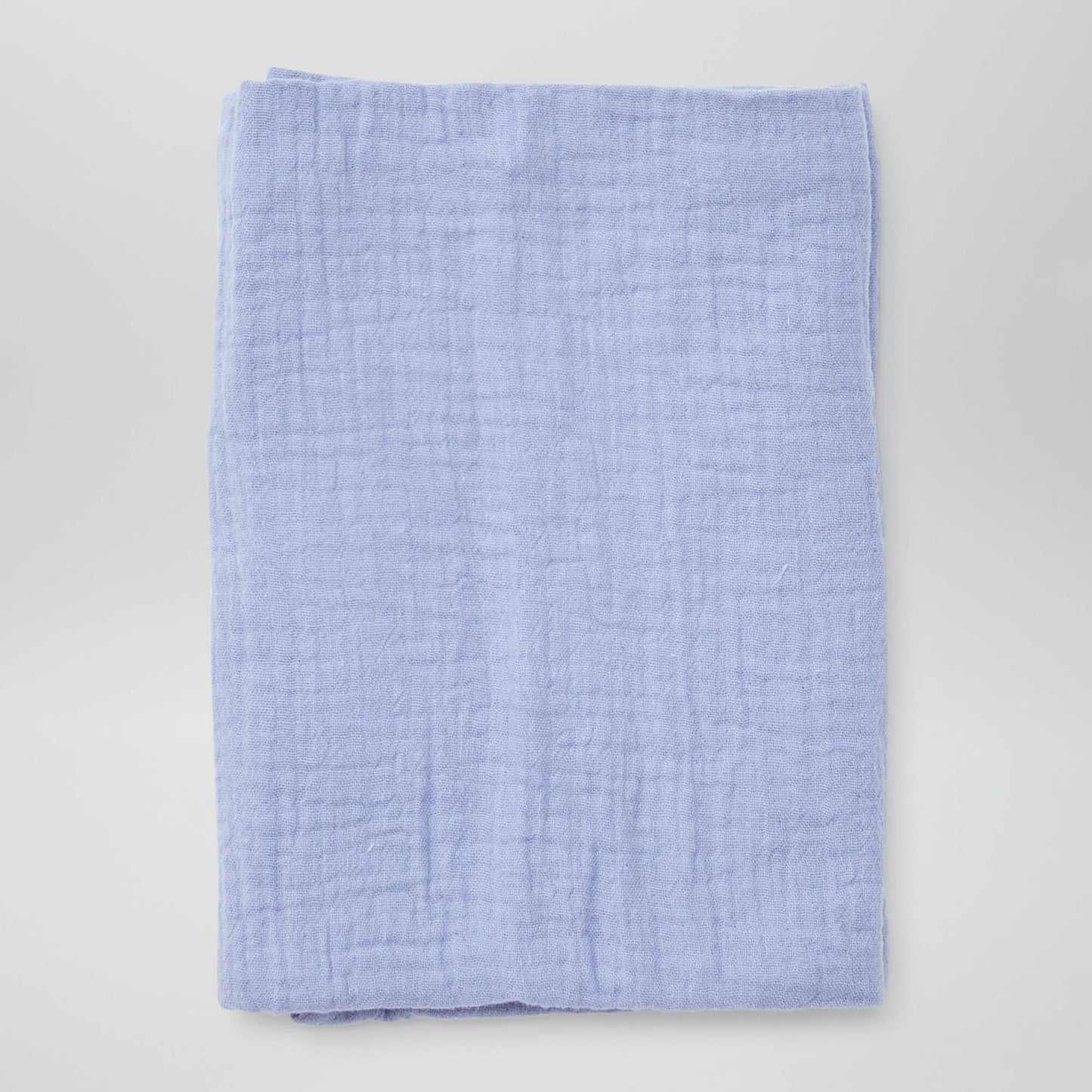 Lot de 3 langes - 2 de 60 x 60 et 1 de 100 x 120 cm BLEU