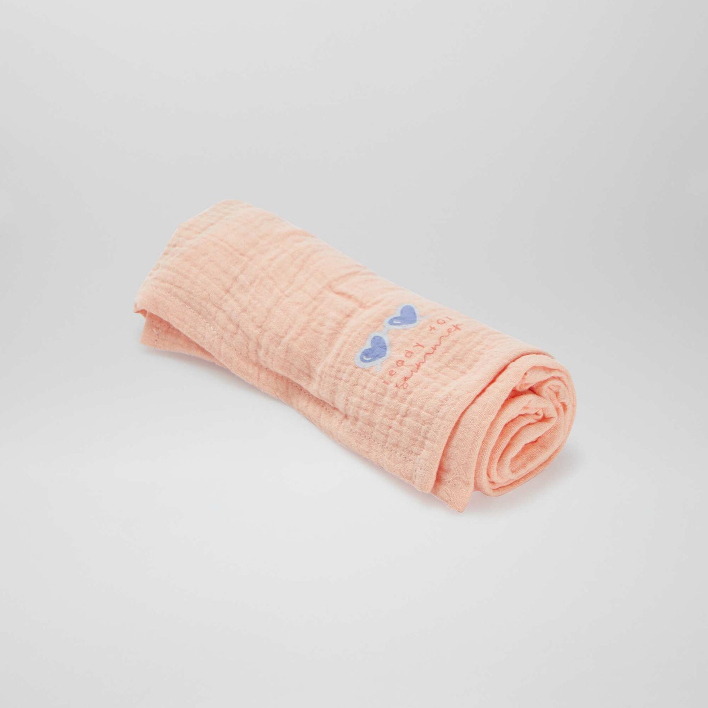 Lot de 3 langes - 2 de 60 x 60 et 1 de 100 x 120 cm ROSE