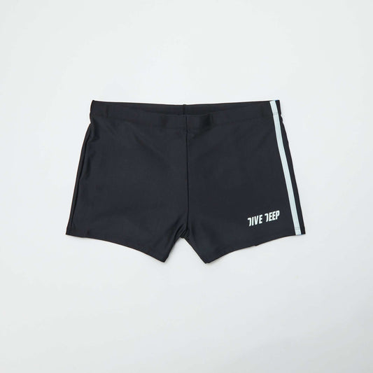 Boxer de bain en microfibre BLEU