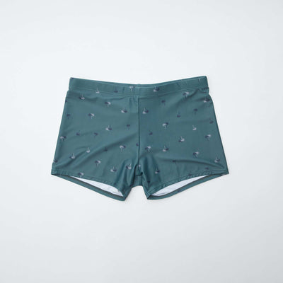 Boxer de bain motif palmiers KAKI