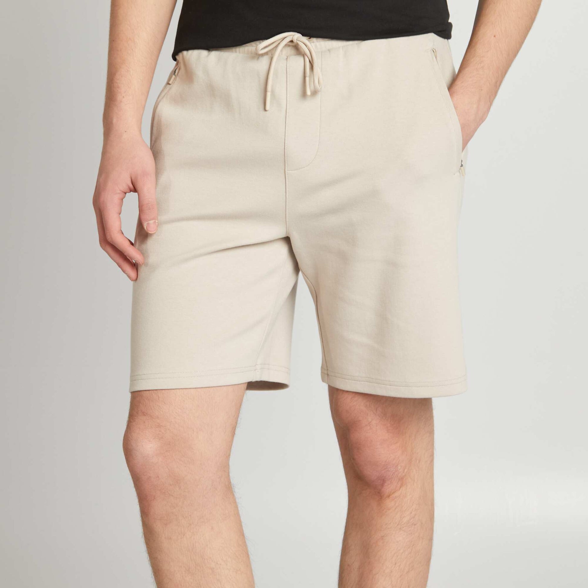 Short en molleton léger GRIS