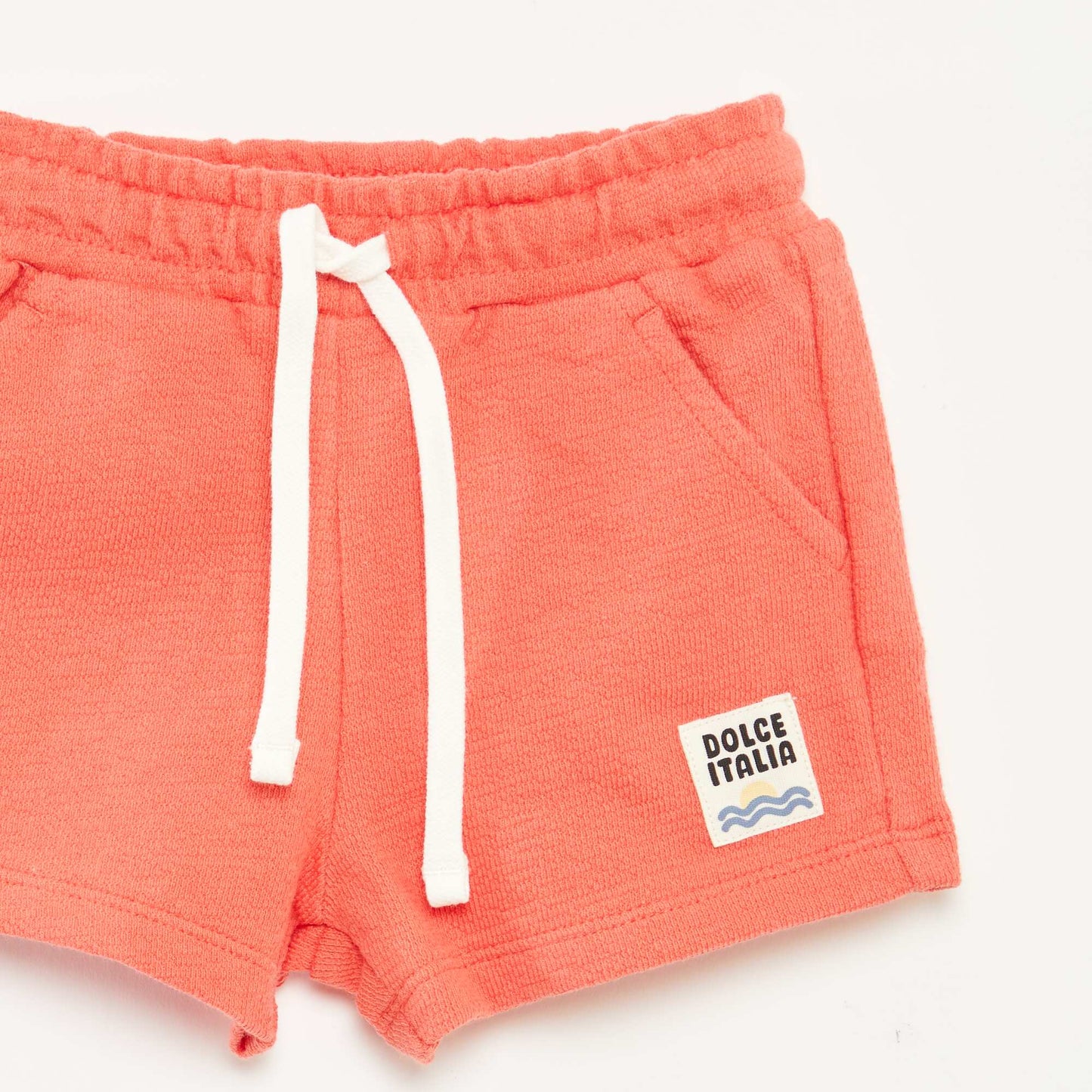 Short uni avec poches ORANGE