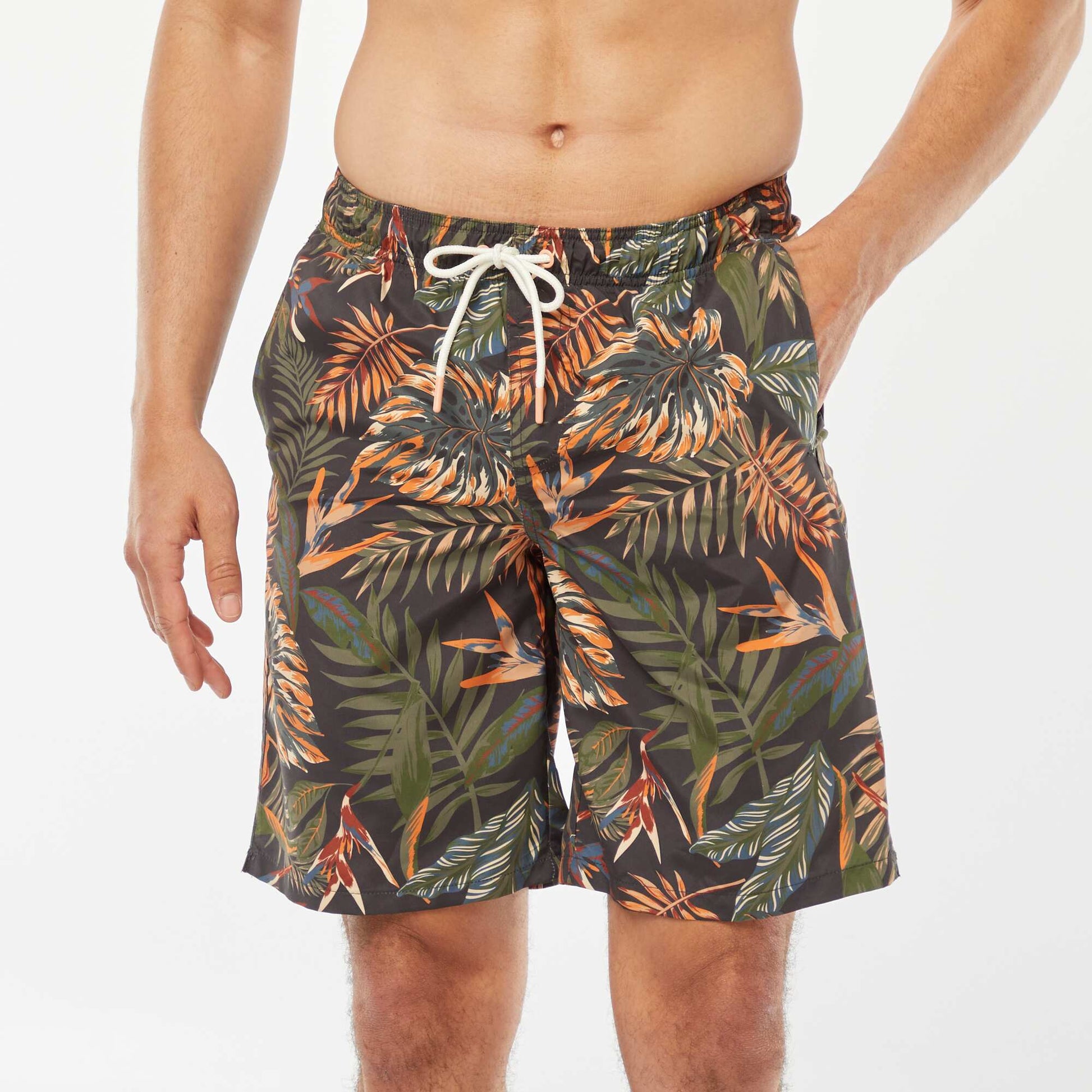 Short de bain imprimé tropical TROPICAL