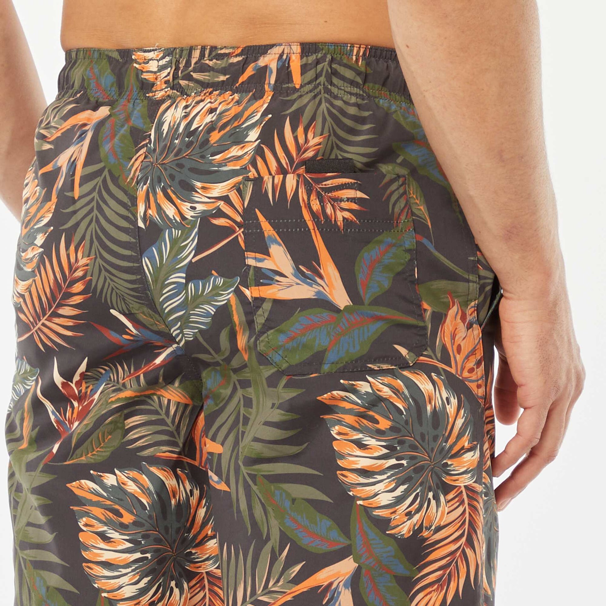 Short de bain imprimé tropical TROPICAL