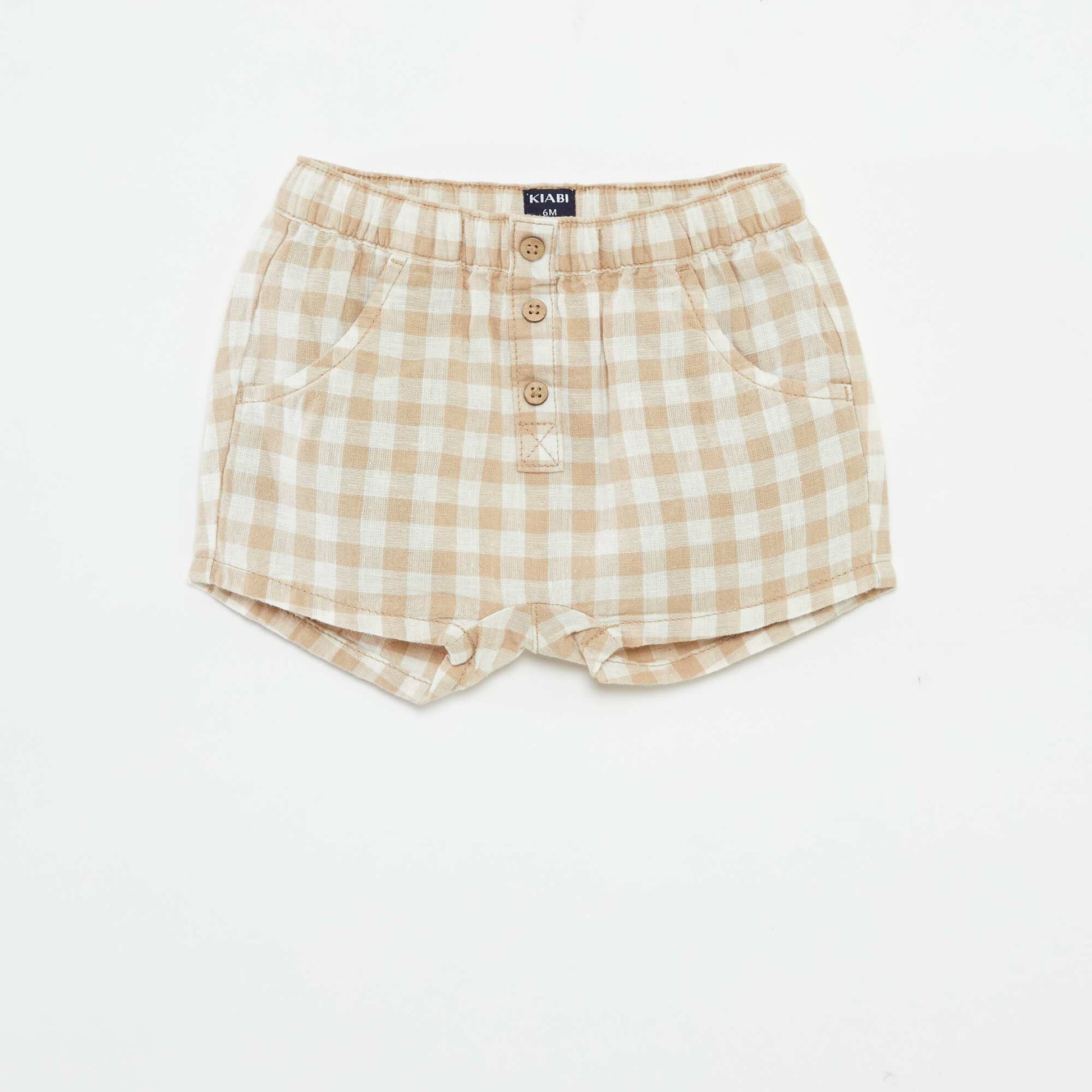 Short avec taille ajustable BEIGE