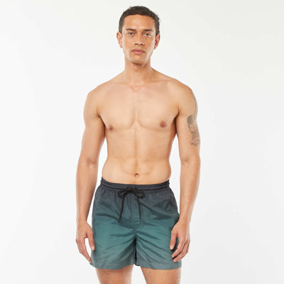 Short de bain tie and dye VERT