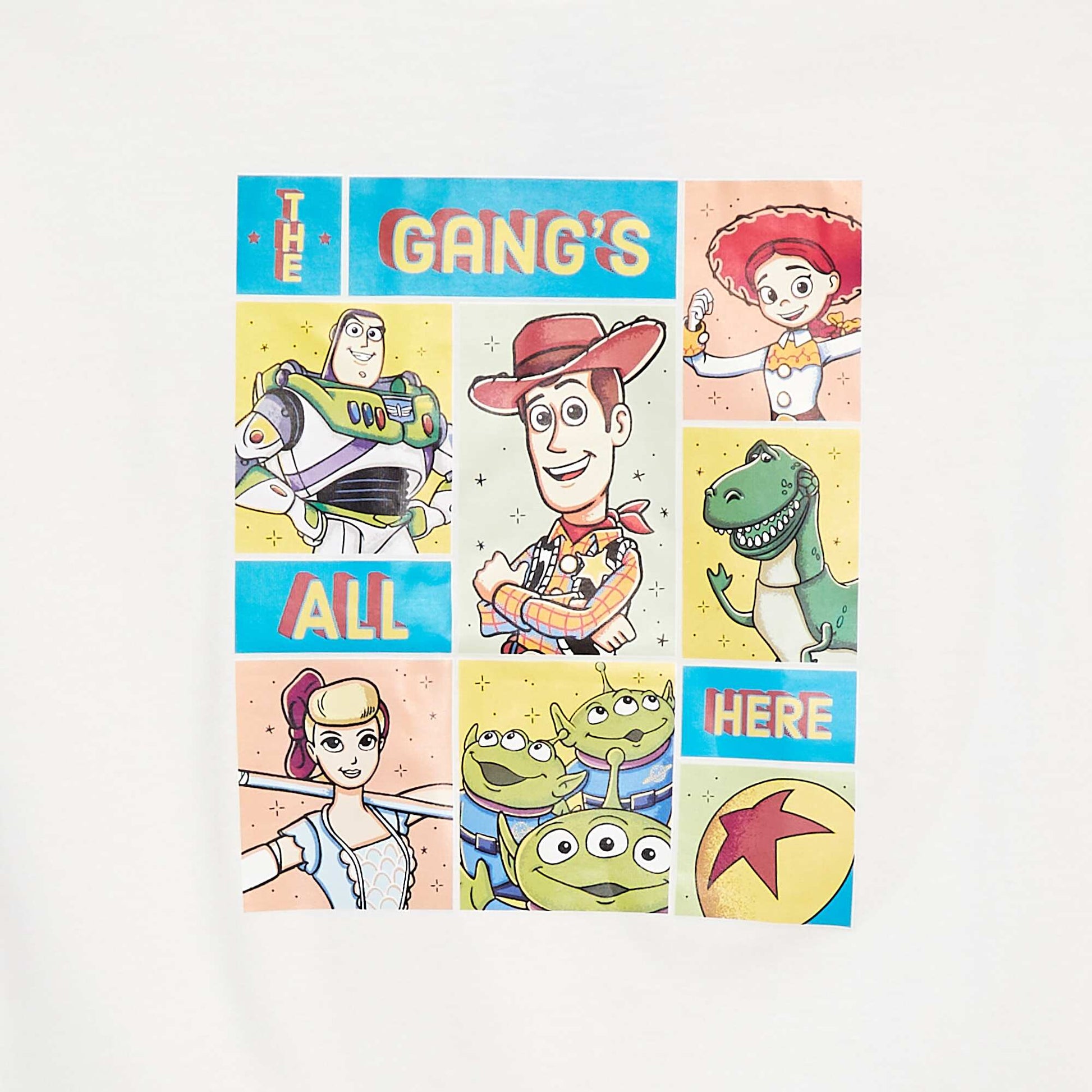 T-shirt à manches courtes 'Disney' BLANC