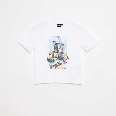T-shirt loose 'Star Wars' BLANC
