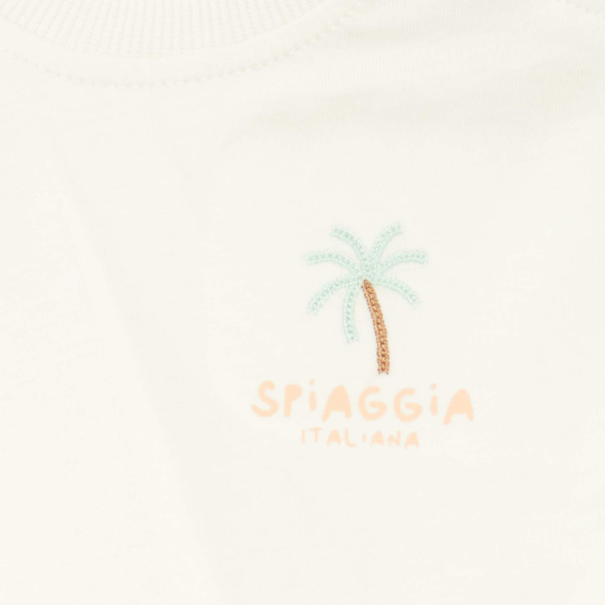 Ensemble t-shirt + salopette en denim - 2 pièces BLANC