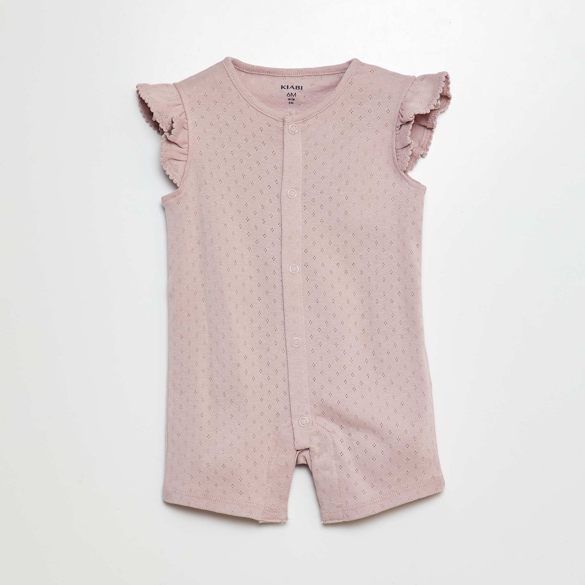 Pyjama dors-bien en pointelle VIOLET