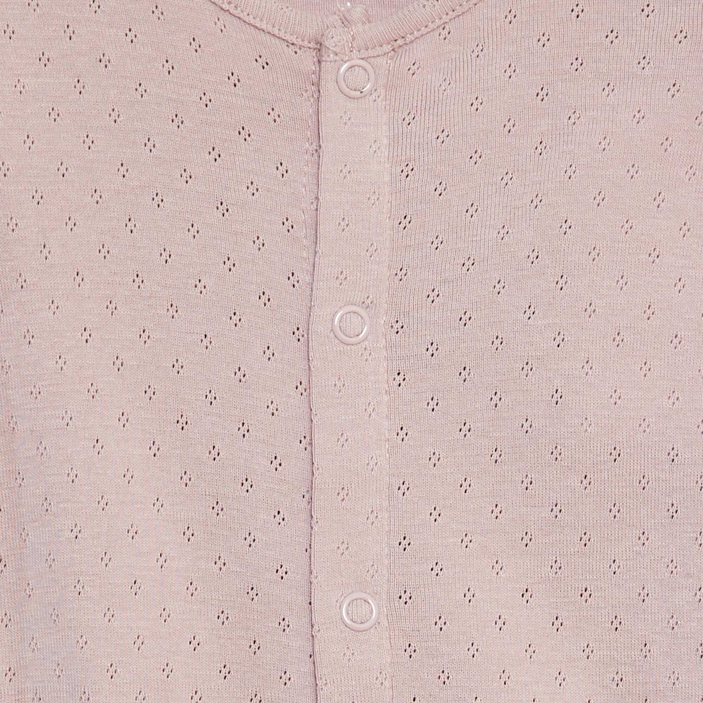 Pyjama dors-bien en pointelle VIOLET