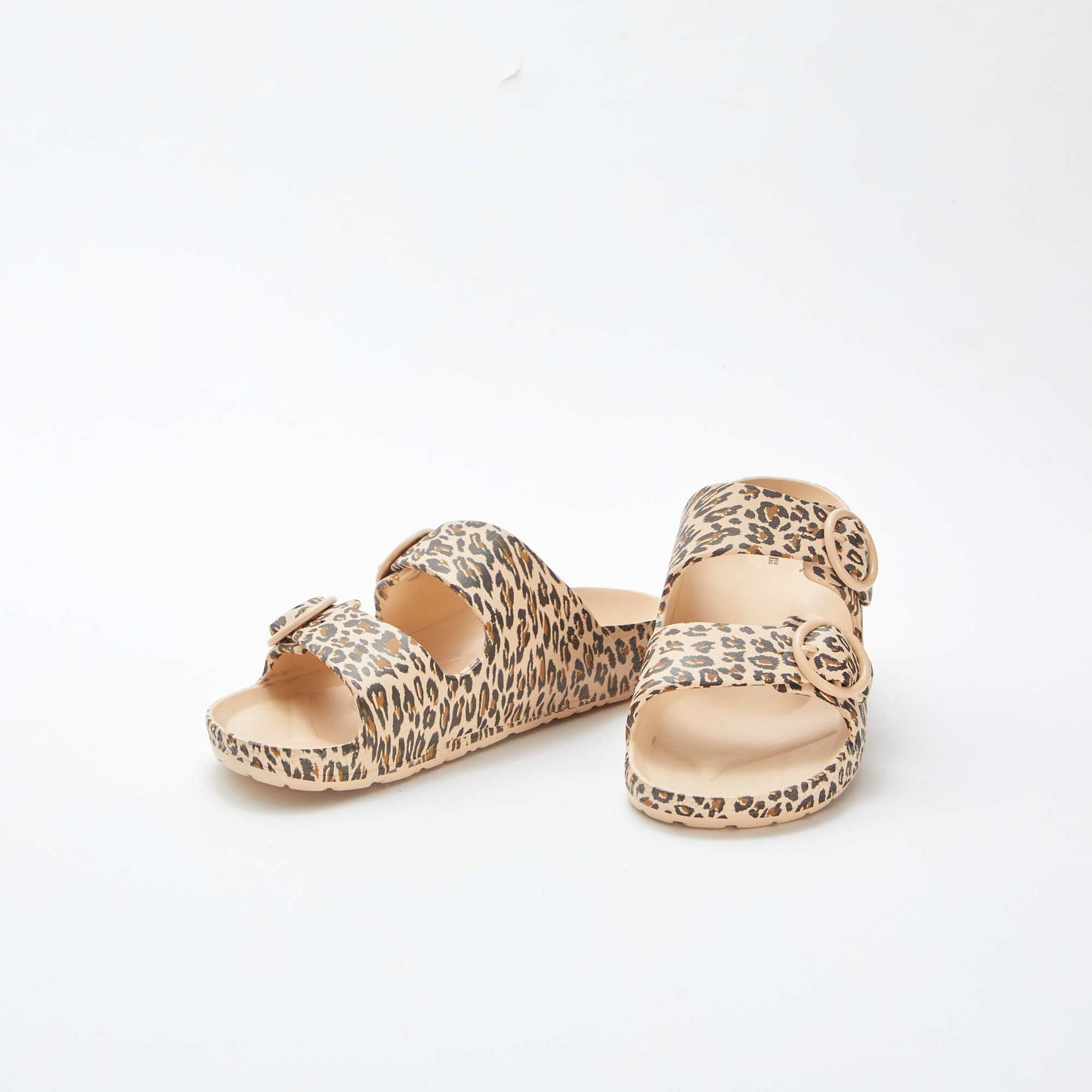 Sandales à double bride MARRON
