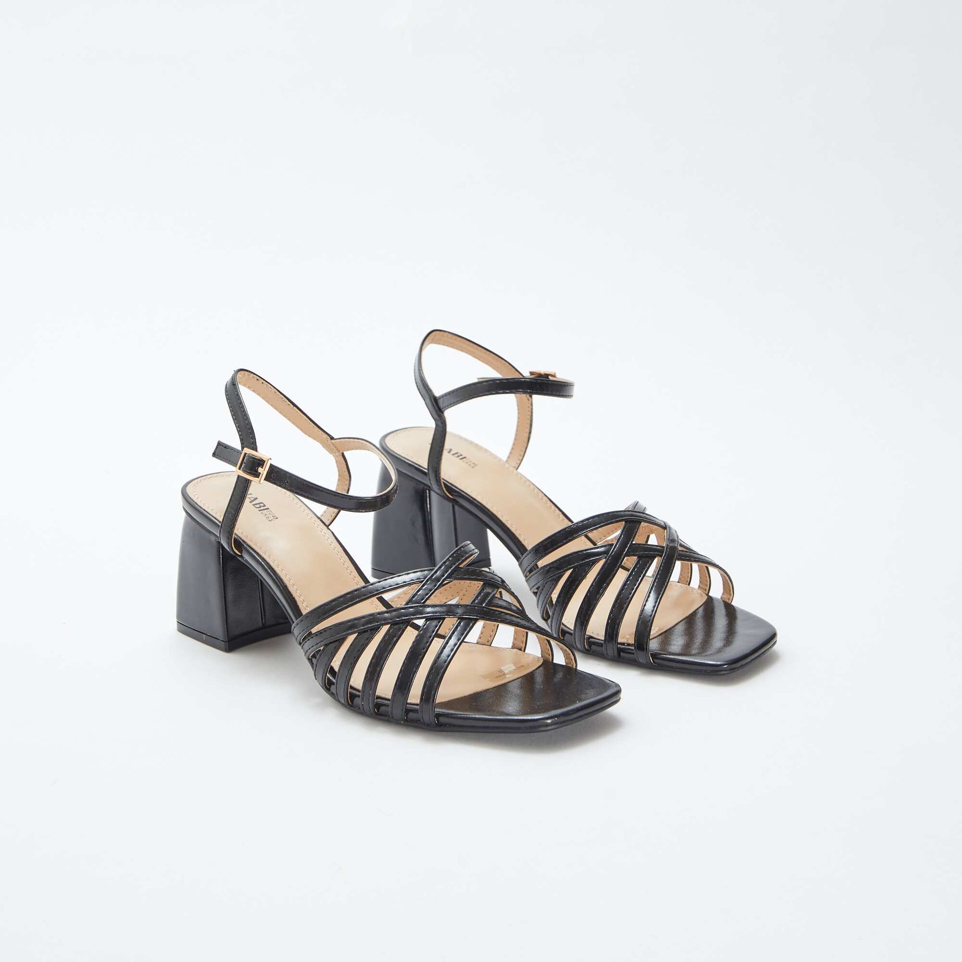 Sandales à talons NOIR
