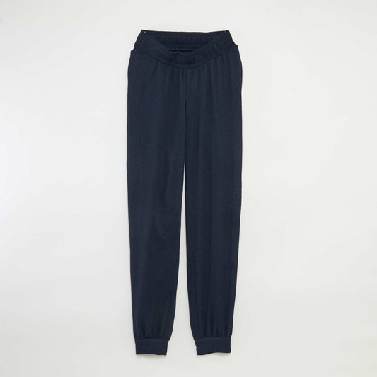 Pantalon maille crêpe - So Easy BLEU MARINE