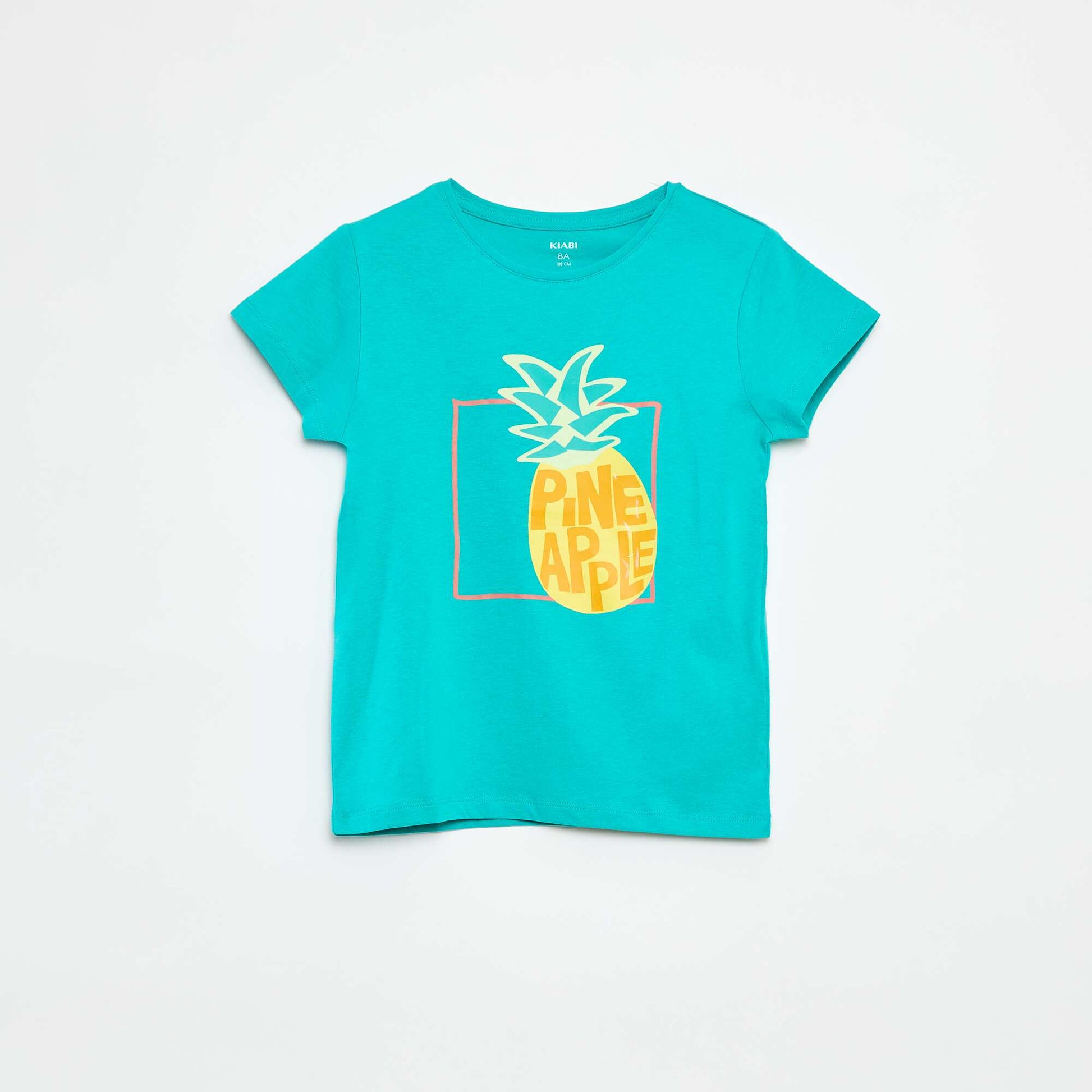 T-shirt imprimé fantaisie BLEU