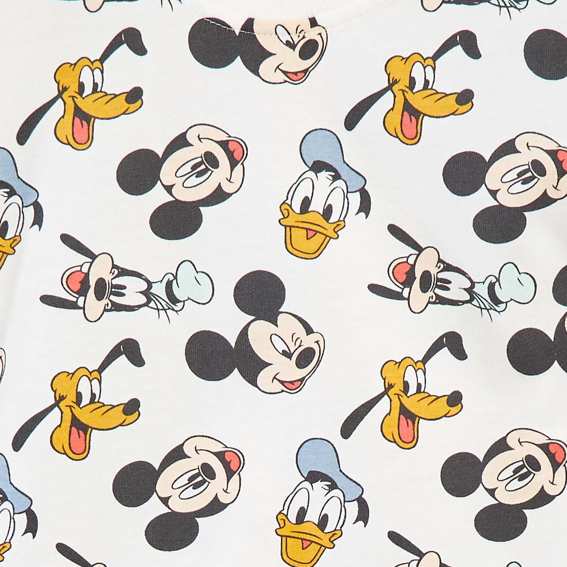 Ensemble t-shirt + salopette en jean 'Disney' - 2 pièces BLANC
