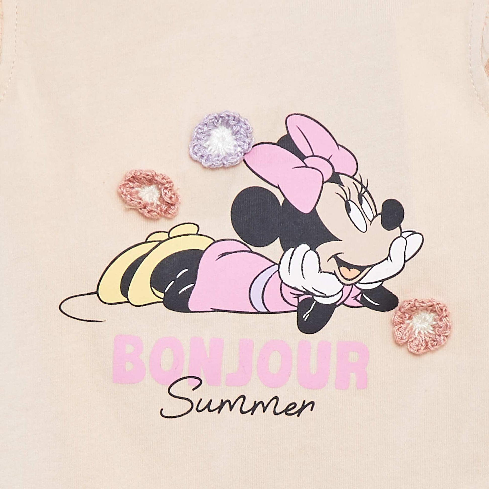 Ensemble débardeur + short imprimé 'Minnie' ROSE