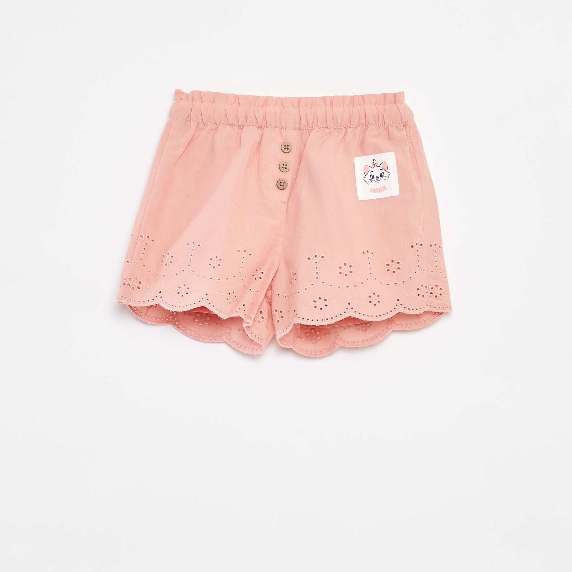 Short en voile de coton avec broderie anglaise 'Disney' ROSE