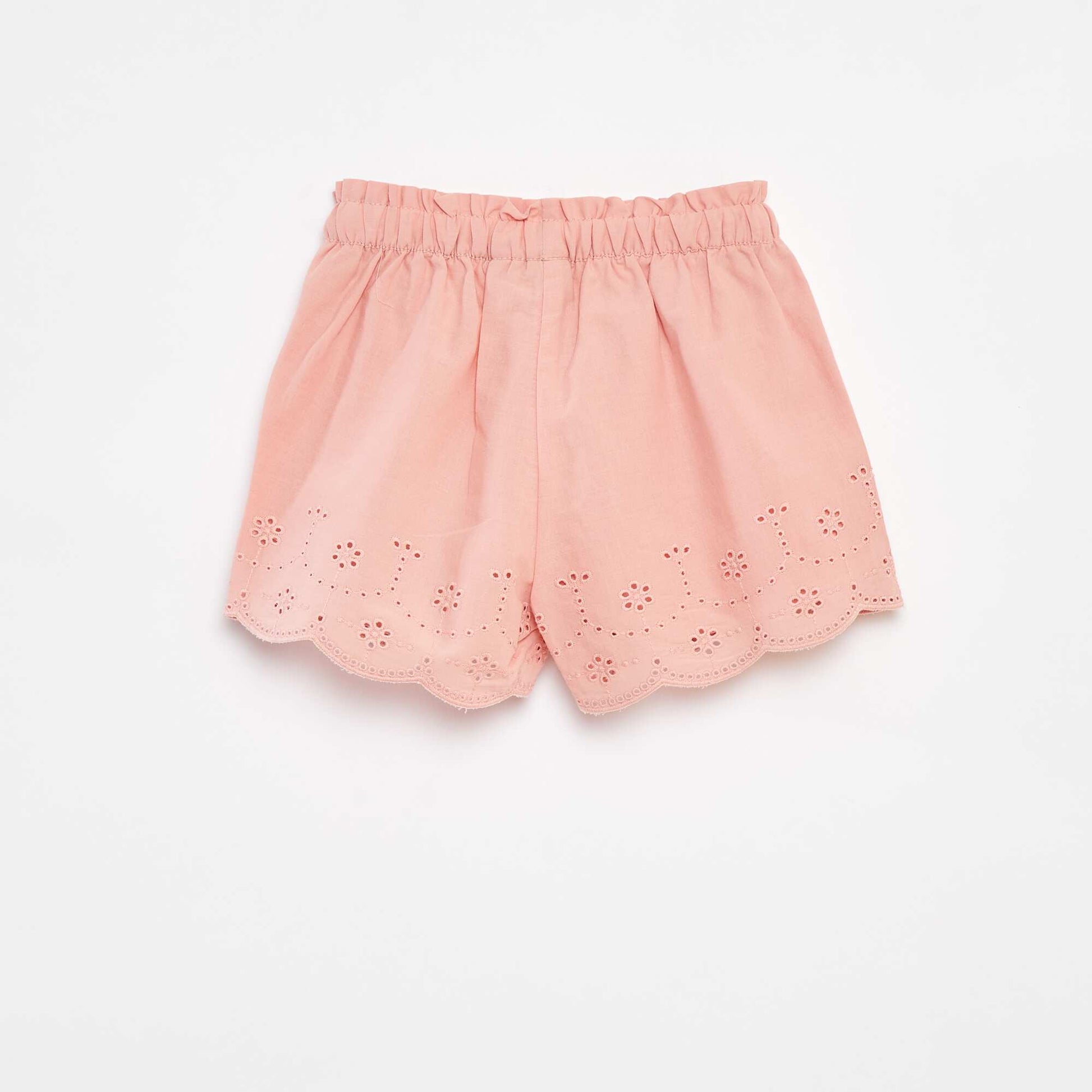 Short en voile de coton avec broderie anglaise 'Disney' ROSE