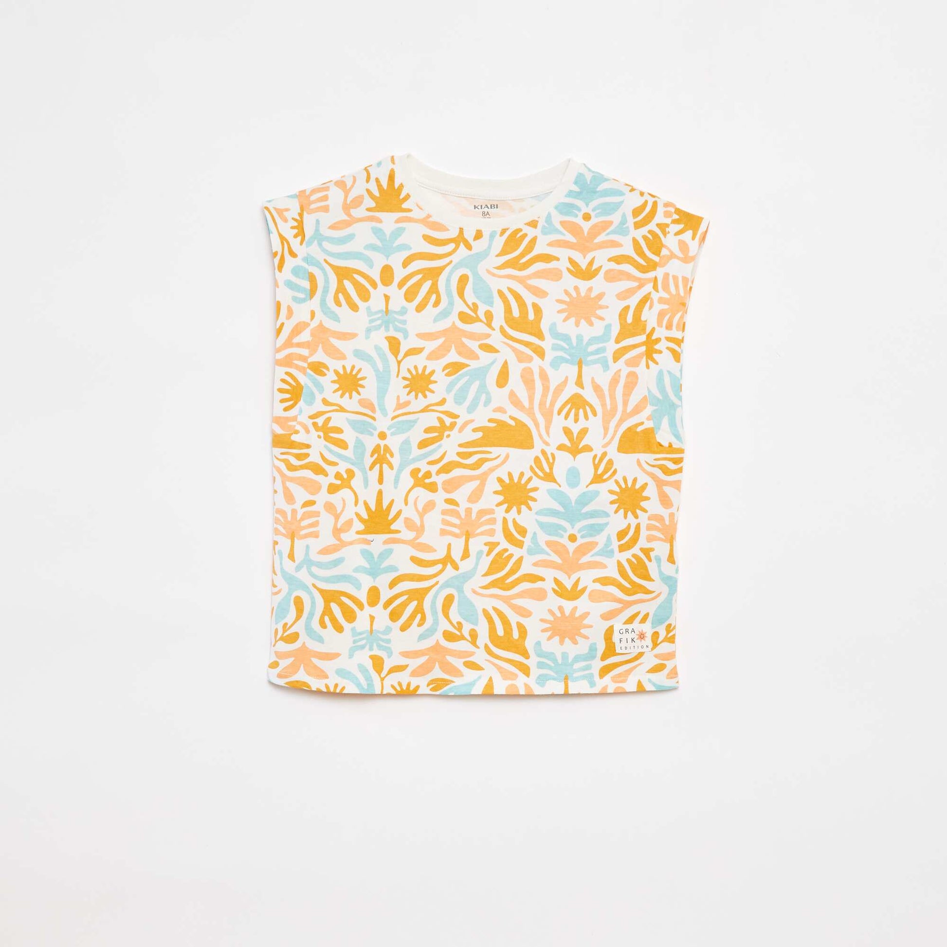 T-shirt sans manches - Grafik Edition BLANC