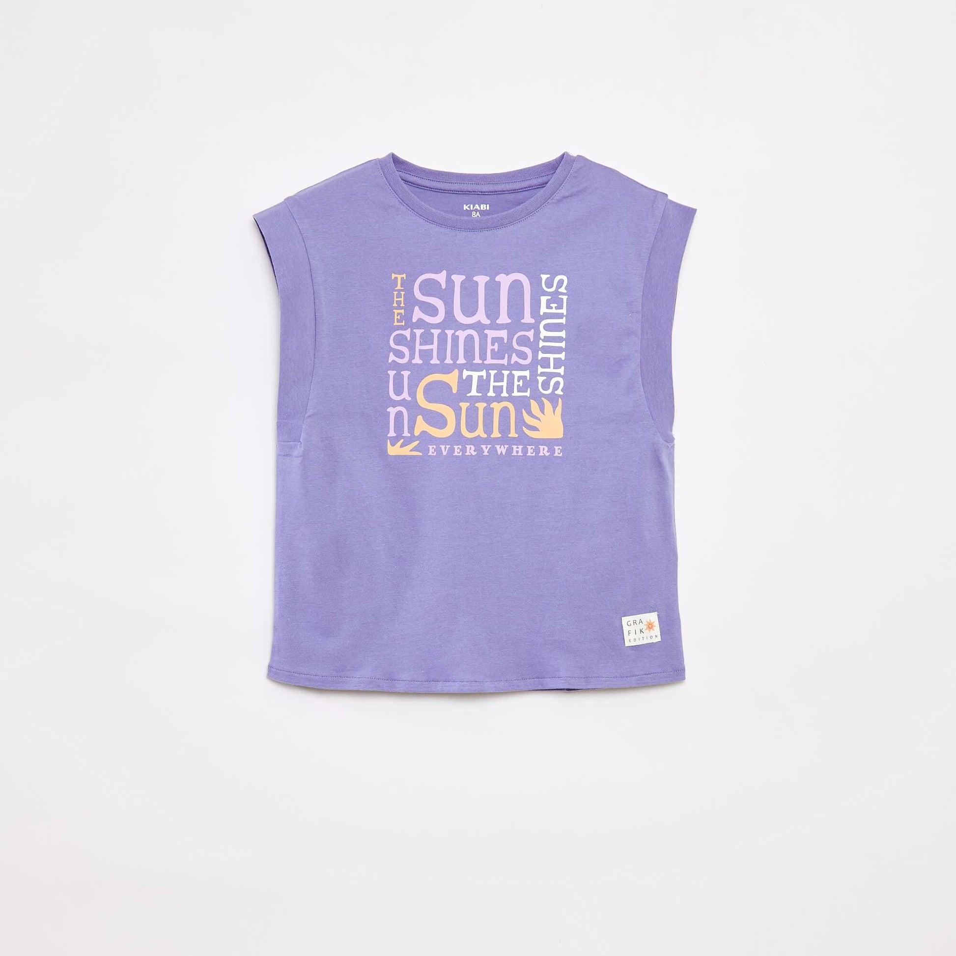 T-shirt sans manches - Grafik Edition BLEU