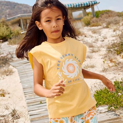 T-shirt sans manches - Grafik Edition JAUNE