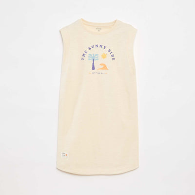 Robe t-shirt - Grafik Edition BLANC